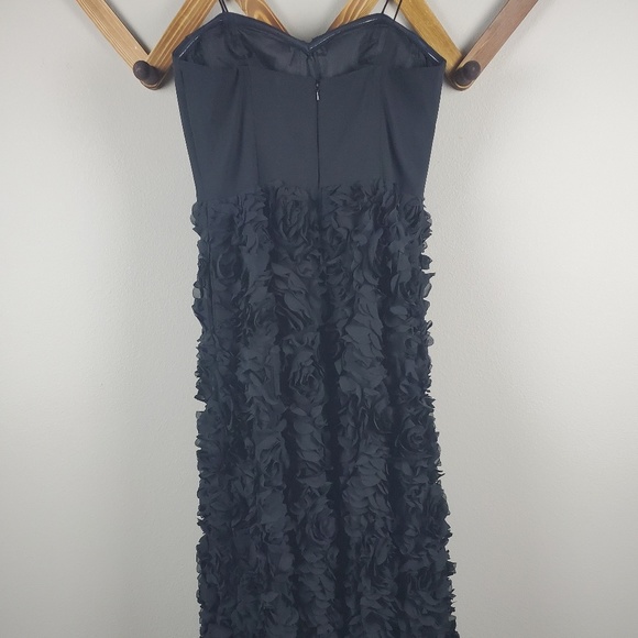 Black Floral Evening Gown - Picture 2 of 4